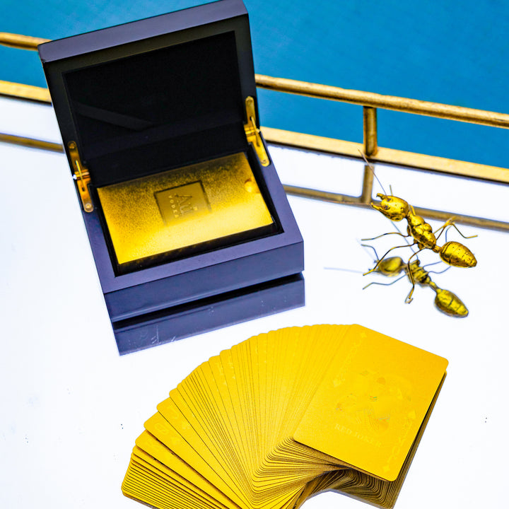 Au Vodka Gold Playing Cards