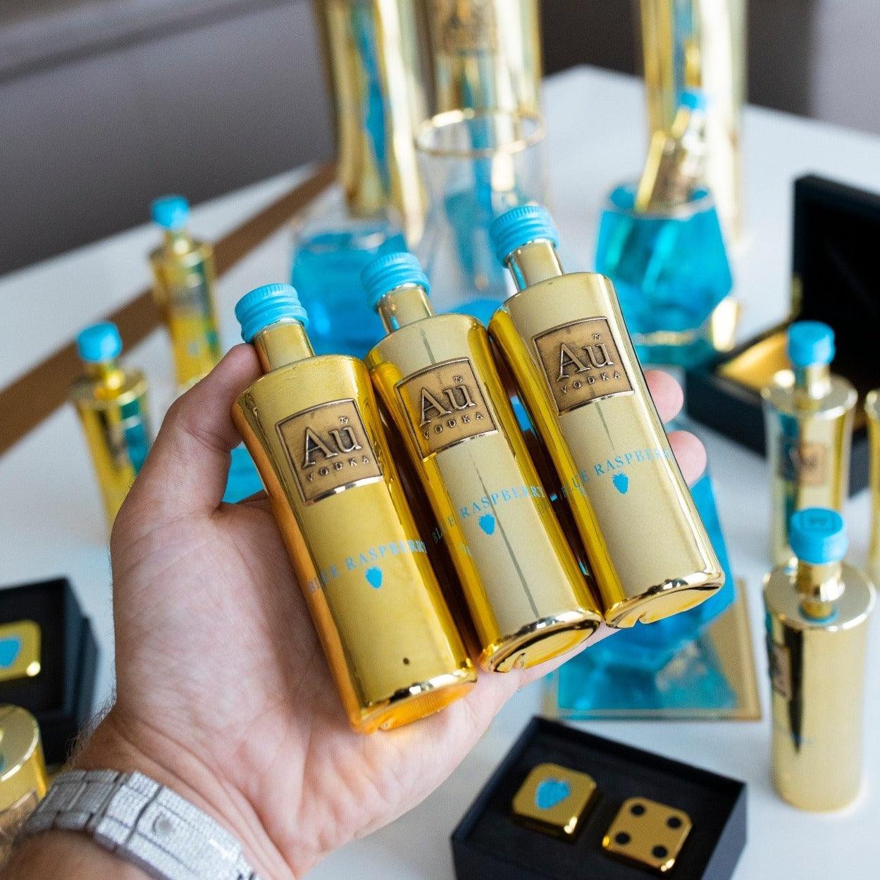 Mini Raspberry Vodka Au Au Vodka Blue Raspberry Miniature – Au Vodka EU